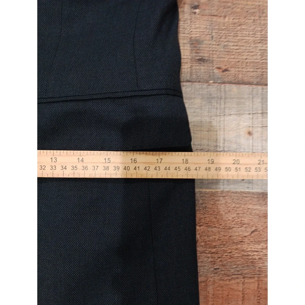 Charles Tyrwhitt 36 Slim Fit Black Super 120s 100% Wool Blazer Stretch 2358‎